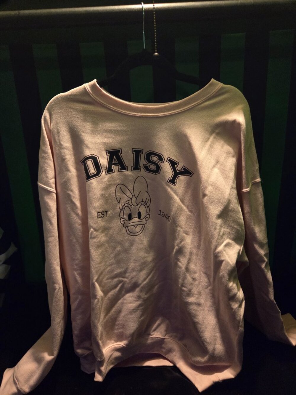 Disney Daisy Duck "Est. 1940" Varsity Pullover Sweatshirt - XL